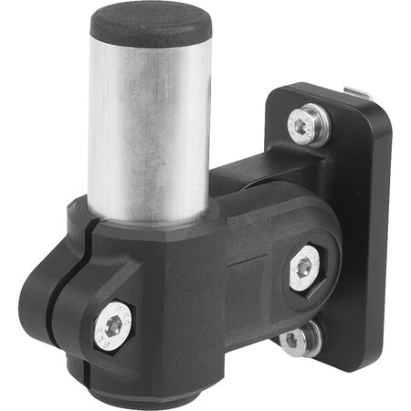 Kipp Monitor Bracket Profile Bracket, Thermoplastic, Comp:Aluminum K1510.3004